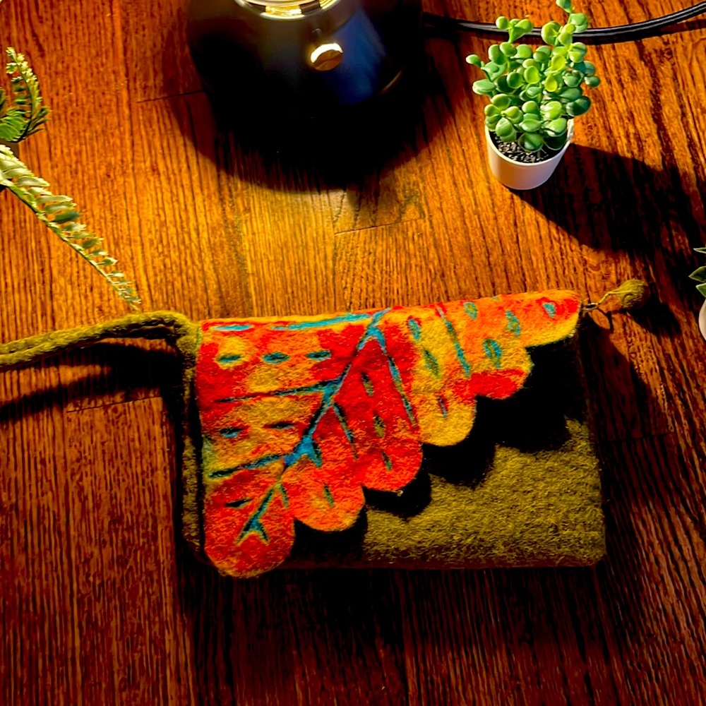 Colorful Felt Clutch